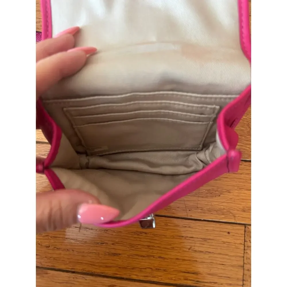COACH 48005 Crossbody Legacy Mini Handbag Fuchsia Pink (600